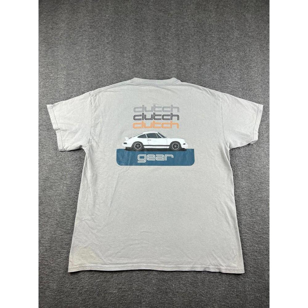 Clutch Gear Men's Gray T-Shirt Size Large‎ - Picture 5 of 5